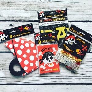 UNIQUE Pirate Birthday Party Supplies Balloons Art